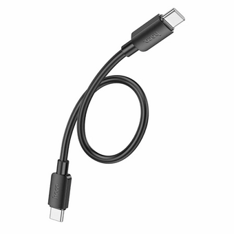  дата-кабель hoco x96 hyper 60w type-c to type-c l-0.25m черный 