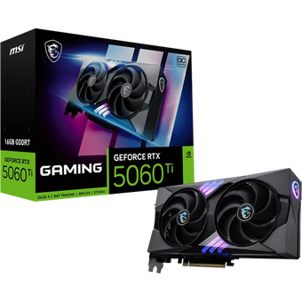  Видеокарта MSI Nvidia GeForce RTX 5060TI Gaming OC (RTX 5060 Ti 16G Gaming OC) 16ГБ, GDDR7, Ret 