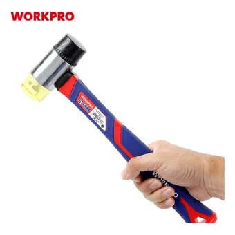  Молоток-киянка WORKPRO WP241036 двухсторонняя ПВХ пластик 