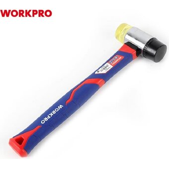  Молоток-киянка WORKPRO WP241036 двухсторонняя ПВХ пластик 