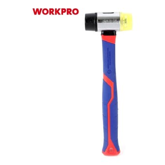  Молоток-киянка WORKPRO WP241036 двухсторонняя ПВХ пластик 