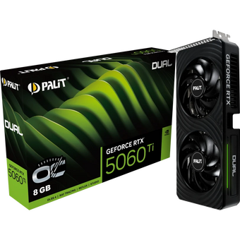  Видеокарта PALIT RTX5060Ti Dual OC 8GB (NE7506TT19P1-GB2062D) PCIE16 