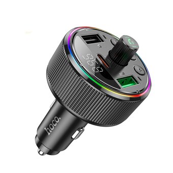  FM-Модулятор HOCO E82 Guerrero PD30W+QC3.0 черный 