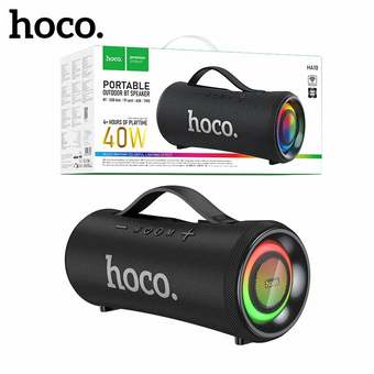 Портативная колонка HOCO HA10 Oleada outdoor черный   Портативная колонка HOCO HA10 Oleada outdoor черный