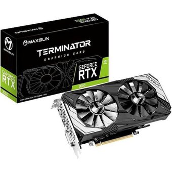  Видеокарта MAXSUN MS-RTX3050 Terminator 6G S0 (6940709610190) 6Gb GDDR6, 96bit, 1042-1470Mhz, DP/HDMI/DVI, 115W Ret 