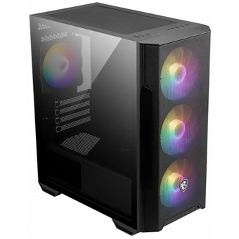  Корпус MSI MAG Forge M100R черный (306-7G20R21-809) без БП mATX 2x120mm 2xUSB2.0 1xUSB3.0 audio bott PSU 