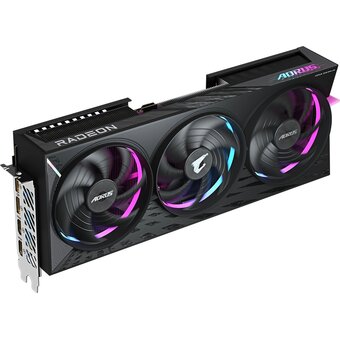  Видеокарта Gigabyte AMD Radeon RX 9070XT Aorus Elite OC (GV-R9070XT Aorus E-16GD 1.0) 16ГБ, GDDR6, Ret 
