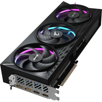  Видеокарта Gigabyte AMD Radeon RX 9070XT Aorus Elite OC (GV-R9070XT Aorus E-16GD 1.0) 16ГБ, GDDR6, Ret 