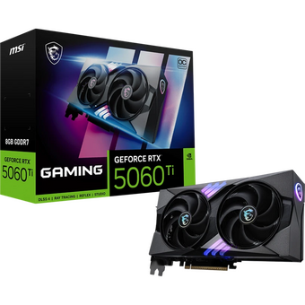  Видеокарта MSI RTX5060Ti Gaming OC 8GB (RTX 5060 Ti 8G Gaming OC) GDDR7 128bit 3xDP HDMI 2Fan RTL 