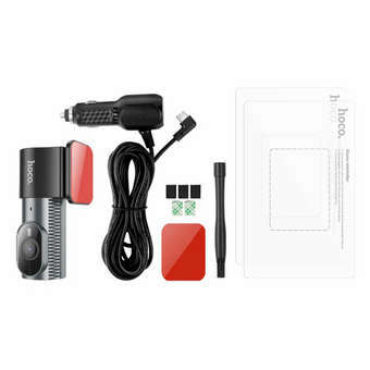  Видеорегистратор HOCO DV13 Screenless hidden driving recorder серый 