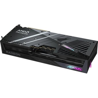  Видеокарта Gigabyte AMD Radeon RX 9070XT Aorus Elite OC (GV-R9070XT Aorus E-16GD 1.0) 16ГБ, GDDR6, Ret 