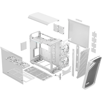  Корпус Fractal Design Torrent RGB TG Clear Tint (FD-C-TOR1A-07) без БП Full-Tower, 2x180mm + 3x140mm 2xUSB-A 3.2 1xUSB Type-C E-ATX 