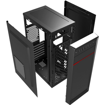  Корпус Digma DCC-MD302 черный без БП ATX 1x80mm 3x120mm 2xUSB2.0 2xUSB3.0 audio 