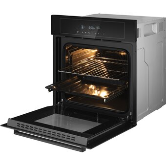  Духовой шкаф Weissgauff EOM 710 SB черный 