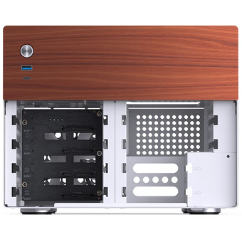  Корпус JONSBO N4 White без БП, mini-ITX, SFX, белый 