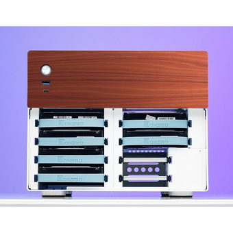 Корпус JONSBO N4 White без БП, mini-ITX, SFX, белый 