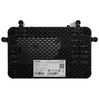  Роутер беспроводной Netis NX31 AX3000 10/100/1000BASE-TX черный 