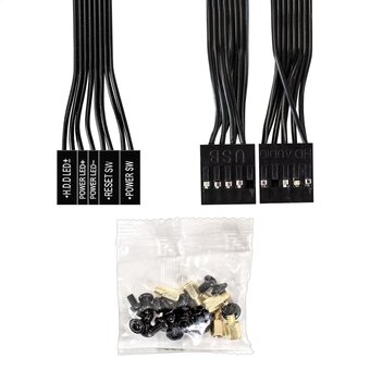  Корпус ExeGate BAA-403 (EX298159RUS) Minitower (mATX, без БП, 2*USB, HD Audio, черный) 