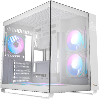  Корпус Ocypus Iota C70 WH ARGB, ATX, Type-C(3.1)*1, USB3.0*2, Bottom 3x120mm ARGB, Rear 1x120mm ARGB, MB side 2x120mm ARGB 