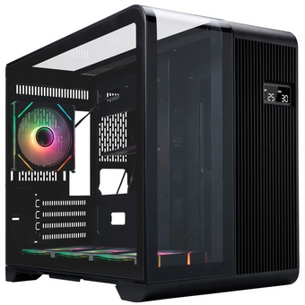  Корпус 1STPLAYER RT6 ARGB Black (RT6-BK-3FC7R-1FC7) / mATX / 4x120mm ARGB fans 