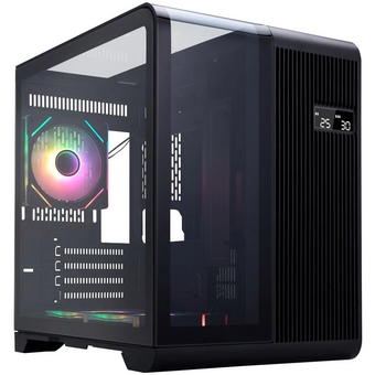  Корпус 1STPLAYER RT5 ARGB Black (RT5-BK-2FC7R-1FC7) / mATX / 3x120mm ARGB fans 