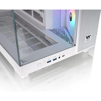  Корпус Thermaltake View 380 XL TG ARGB (CA-11E-00M6WN-00) белый без БП E-ATX 2x120mm 2xUSB3.0 1xUSB3.1 audio bott PSU 