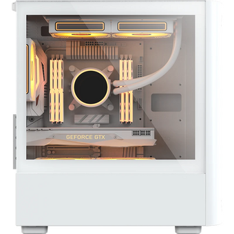  Корпус Formula V Line Air Mesh G3 Plus White, MATX, Type-C*1, USB3.0*2, Front 3x120mm FRGB, Rear 1x120mm FRGB 