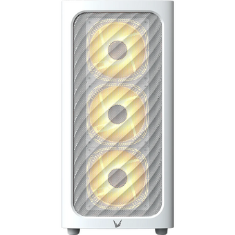  Корпус Formula V Line Air Mesh G3 Plus White, MATX, Type-C*1, USB3.0*2, Front 3x120mm FRGB, Rear 1x120mm FRGB 