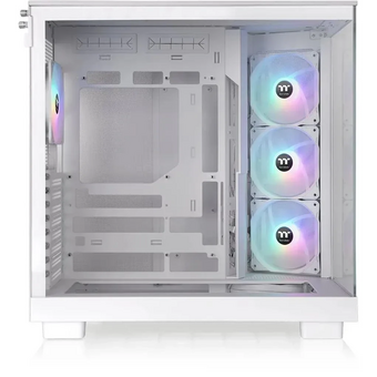  Корпус Thermaltake View 380 XL TG ARGB (CA-11E-00M6WN-00) белый без БП E-ATX 2x120mm 2xUSB3.0 1xUSB3.1 audio bott PSU 