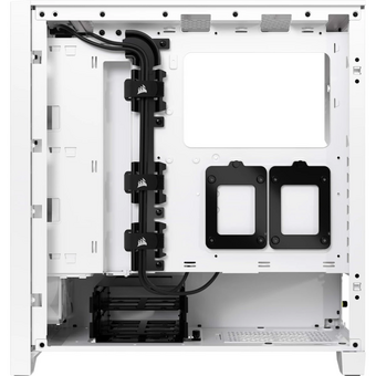  Корпус Corsair iCUE 4000D RGB Airflow (CC-9011241-WW) без БП , Midi-Tower, TG, 3x120mm 1xUSB-A 3.2, 1xUSB Type-C, E-ATX, ATX, mITX White 