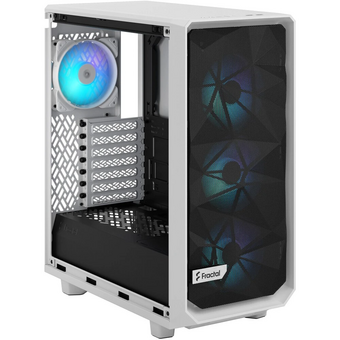  Корпус Fractal Design Meshify 2 Compact RGB TG Light Tint (FD-C-MES2C-08) без БП Midi-Tower, 4x120mm 2xUSB-A 3.2 + 1xUSB Type-C ATX 