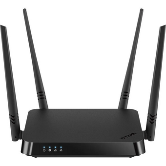  Роутер беспроводной D-Link DIR-822/RU AC1200 10/100BASE-TX черный 