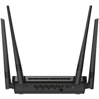  Роутер беспроводной D-Link DIR-822/RU AC1200 10/100BASE-TX черный 