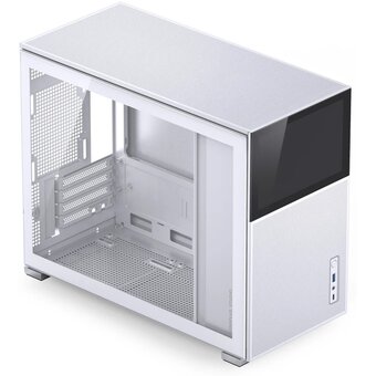  Корпус JONSBO D31 Mesh Screen White без БП Mini-Tower, TG, no fans, 1xUSB-A 3.0 + 3.2, mATX, mDTX, mITX 