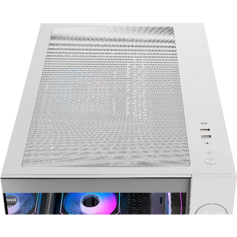 Корпус Ocypus Iota C70 WH ARGB, ATX, Type-C(3.1)*1, USB3.0*2, Bottom 3x120mm ARGB, Rear 1x120mm ARGB, MB side 2x120mm ARGB 