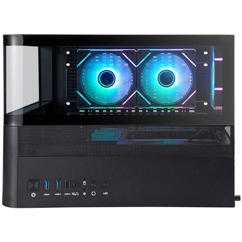 Корпус 1STPLAYER RT5 ARGB Black (RT5-BK-2FC7R-1FC7) / mATX / 3x120mm ARGB fans 