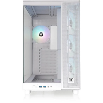  Корпус Thermaltake View 380 XL TG ARGB (CA-11E-00M6WN-00) белый без БП E-ATX 2x120mm 2xUSB3.0 1xUSB3.1 audio bott PSU 