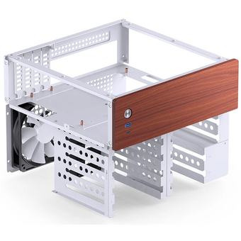  Корпус JONSBO N4 White без БП, mini-ITX, SFX, белый 