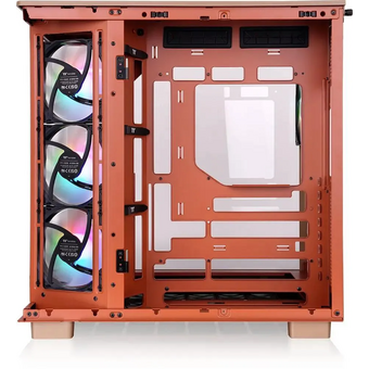  Корпус Thermaltake View 380 XL TG ARGB (CA-11E-00MGWN-00) Gravel Sand коричневый без БП E-ATX 2x120mm 2xUSB3.0 audio bott PSU 