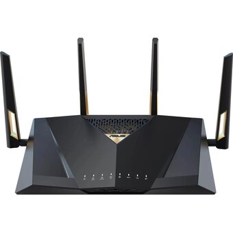  Роутер беспроводной Asus RT-BE88U BE7200 100/1000/2500/10000/SFP+ черный 