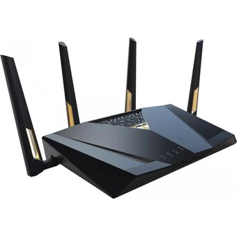  Роутер беспроводной Asus RT-BE88U BE7200 100/1000/2500/10000/SFP+ черный 
