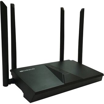  Роутер беспроводной Origo OWR1830AXG (OWR1830AXG/A1A) AX1800 10/100/1000BASE-T черный 
