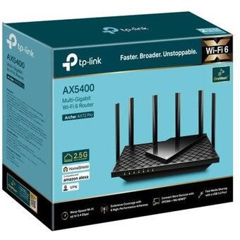  Двухдиапазонный роутер Wi‑Fi TP-Link Archer AX72 Pro AX5400 с портом WAN/LAN 2,5Гбит/с и поддержкой Mesh 