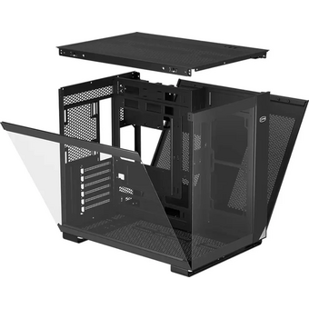  Корпус PcCooler C3 T500 BK, без БП Panoramic Mid Tower, Black, TG, 0.7 SPCC, no fans ATX, mITX 175/400/200mm 1x2.5", 2x3.5", 6xPCI 1xUSB 