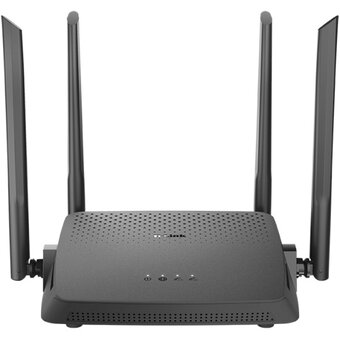  Роутер беспроводной D-Link DIR-825/RU/R7 (DIR-825/RU/R7A) AC1200 10/100/1000BASE-T черный 