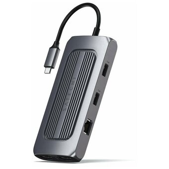  Док-станция Satechi Type-C Multiport MX Adapter (ST-UCMXAM) Серый космос 