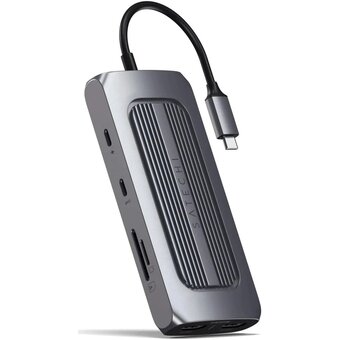  Док-станция Satechi Type-C Multiport MX Adapter (ST-UCMXAM) Серый космос 