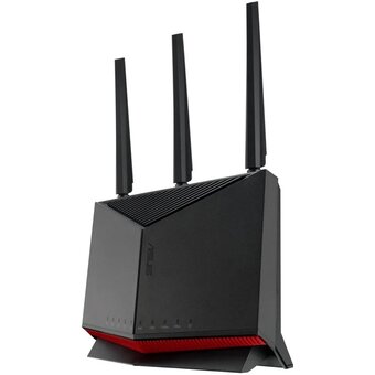  Роутер беспроводной Asus RT-BE86U BE6800 100/1000/2500/10000BASE-T черный 