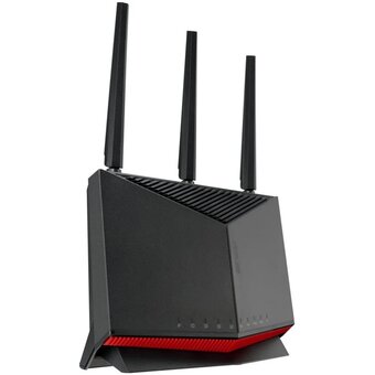  Роутер беспроводной Asus RT-BE86U BE6800 100/1000/2500/10000BASE-T черный 