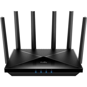  Роутер беспроводной Cudy WR6500 BE6500 10/100/1000BASE-T черный 